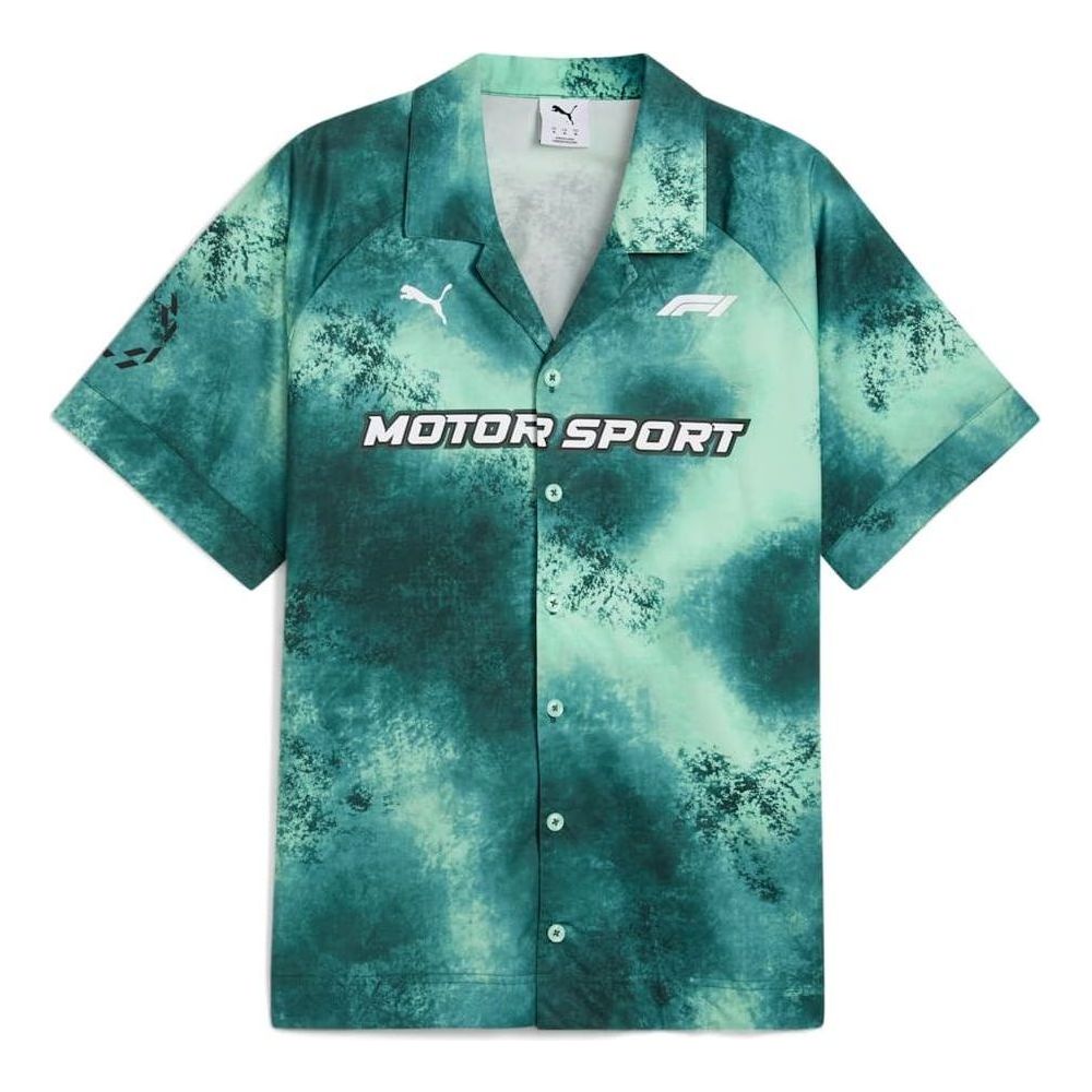 PUMA Formula 1 Short Sleeve Motorsport Shirt 'Mint Melt' 635270-06