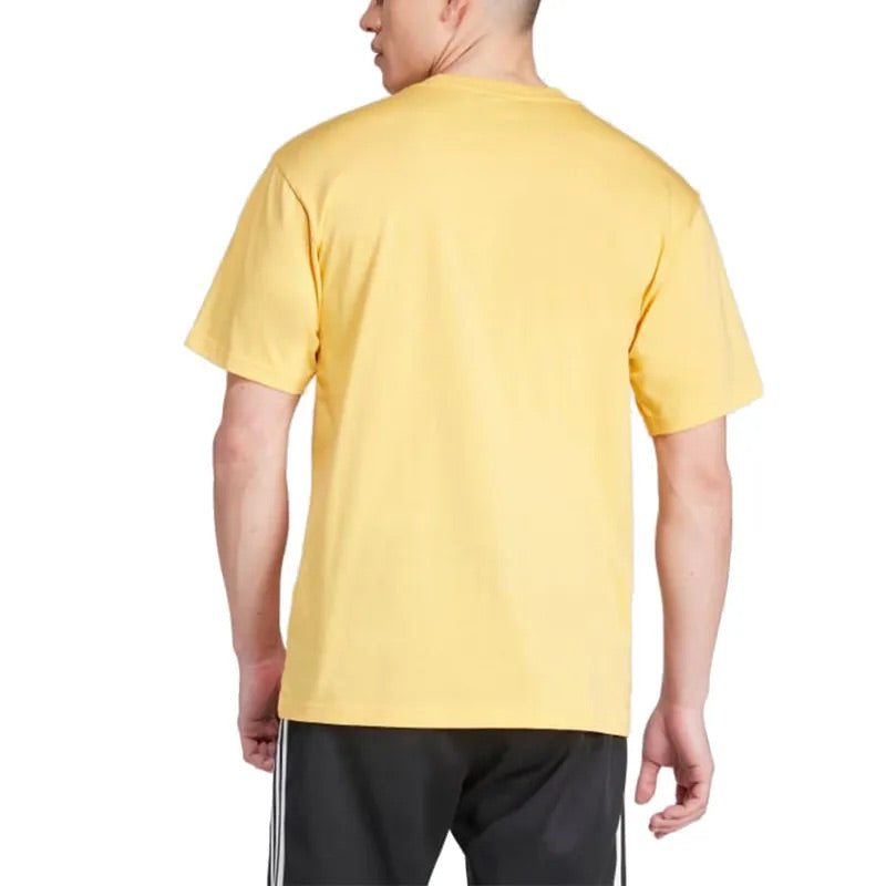 adidas Trefoil Torch T-Shirt Asia Sizing 'Yellow Black' JJ1220