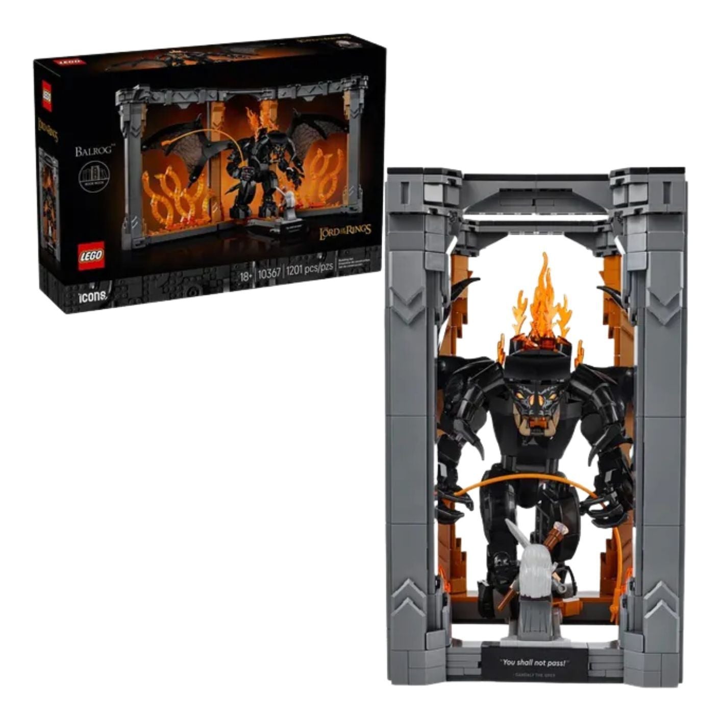 LEGO The Lord of the Rings: Balrog Book Nook 10367