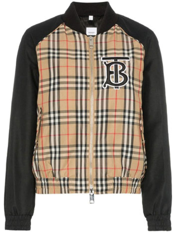 (WMNS) Burberry HARLINGTON CHECK Jacket - Black 8011533