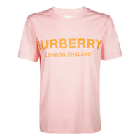 Burberry Logo Printed Cotton Jersey T-shirt 'Pink' 8021861