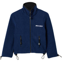 MIU MIU SS24 Jackets & Coats Women's Blue
