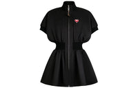 LOUIS VUITTON Short-Sleeved Dresses Women's Black
