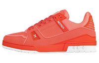 LOUIS VUITTON Lv Trainer Orange White