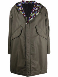 Valentino Garavani Optical-Print Parka Coat