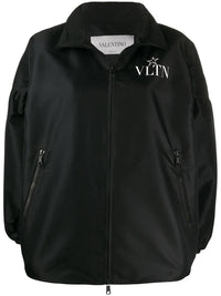 Valentino Garavani Logo Print Bomber Jacket