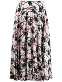 Valentino Garavani X Undercover Silk Pleated Skirt
