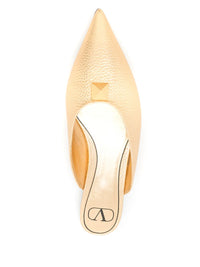 Valentino Garavani Roman Stud Metallic Mules