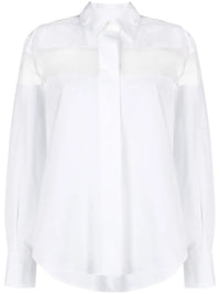 Valentino Garavani Sheer-Panel Long-Sleeve Shirt