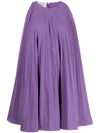 Valentino Garavani Pleated Sleeveless Minidress