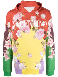 Valentino Garavani Rose-Print Hoodie