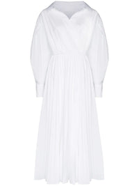 Valentino Garavani Wrap Pleated Shirt Dress