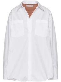 Valentino Garavani Layered Cotton-Poplin Shirt