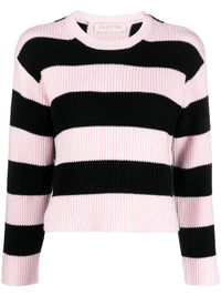 Valentino Garavani Striped Virgin Wool Jumper