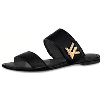 LOUIS VUITTON Slide Slippers Women's Black
