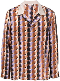 Valentino Garavani Graphic-Print Silk Shirt
