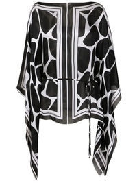 Valentino Garavani Two-Tone Silk Cover-Up