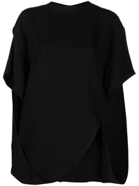 Valentino Garavani Drape-Detail Asymmetric T-Shirt