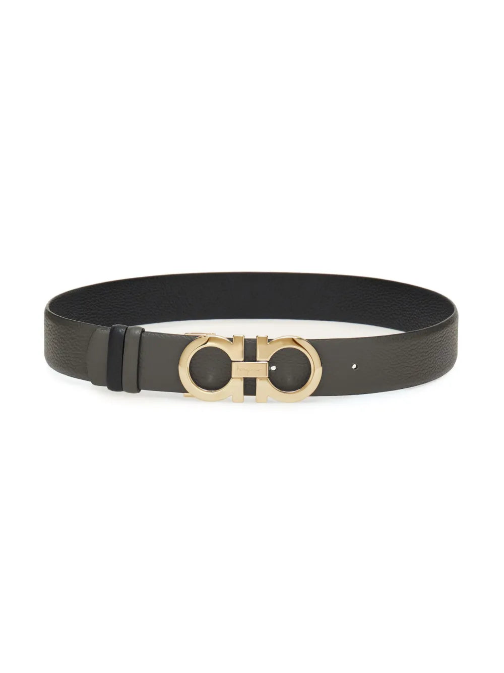 Ferragamo Gancini-Buckle Reversible Leather Belt