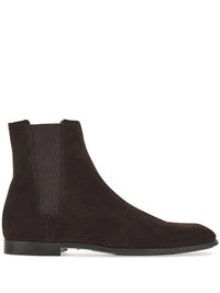 Ferragamo Chelsea Leather Boots