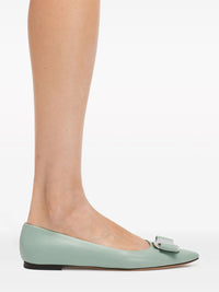 Ferragamo New Vara-Bow Lambskin Ballerina Shoes