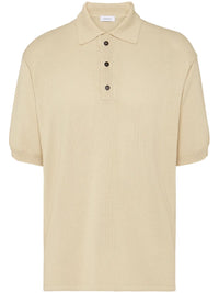 Ferragamo Logo-Plaque Knitted Polo Shirt