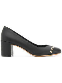Ferragamo 60Mm Vara-Chain Pumps