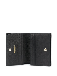 Ferragamo Embossed Gancini Motif Grainy Wallet
