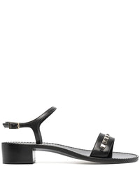 Ferragamo Tiny Vara Bow Appliqué Trim Sandals