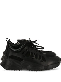 Ferragamo Lace-Up Cut-Out Detail Sneakers