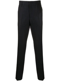 Ferragamo Pinstriped Straight-Leg Trousers