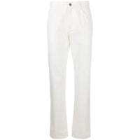 Ferragamo Straight-Leg Logo Patch Jeans