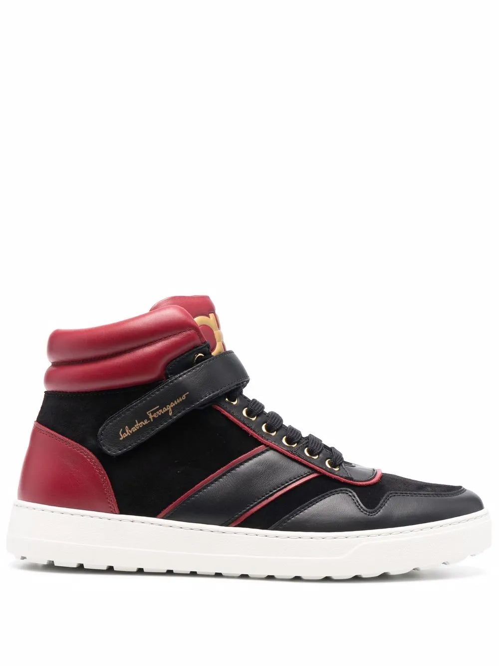 Ferragamo Gancini High-Top Sneakers