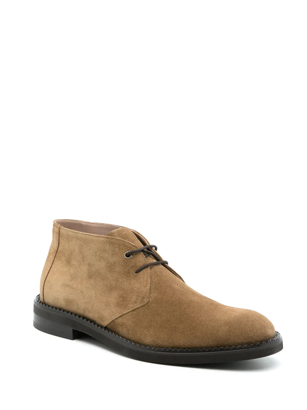 Ferragamo Flat Lace-Up Boots