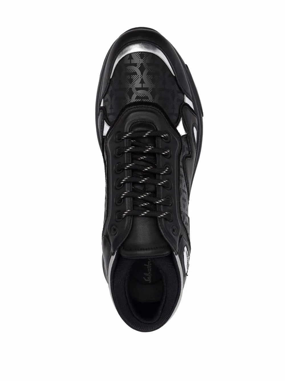 Ferragamo Gancini Rainbow Low-Top Sneakers