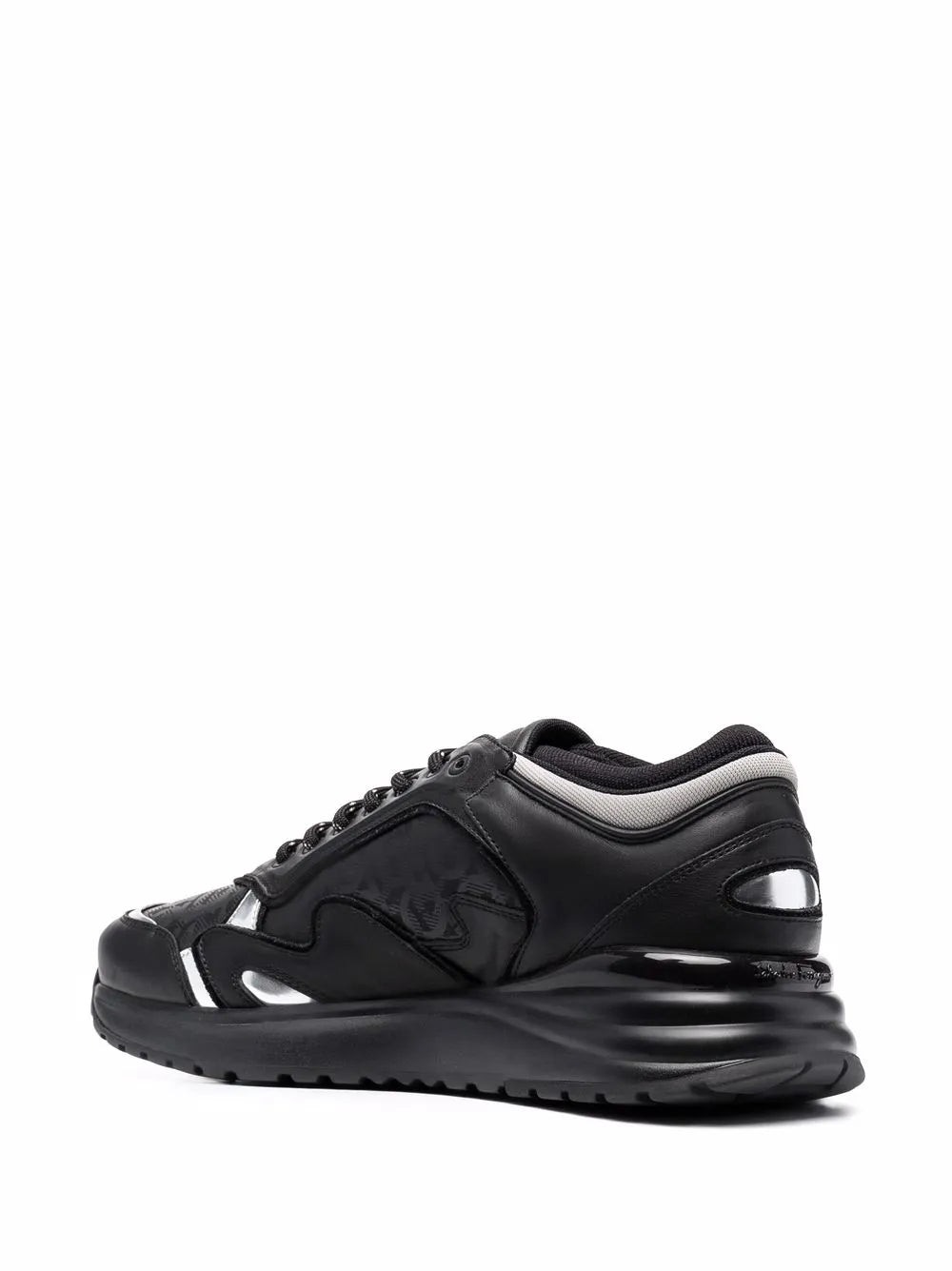 Ferragamo Gancini Rainbow Low-Top Sneakers
