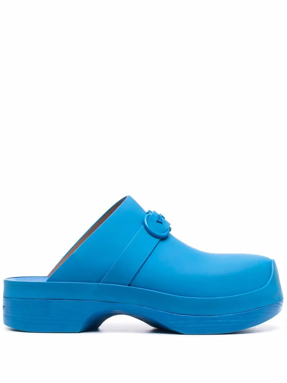Ferragamo Gancini Raised Logo Clogs