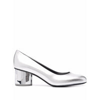 Ferragamo Farrah Slip-On Leather Pumps