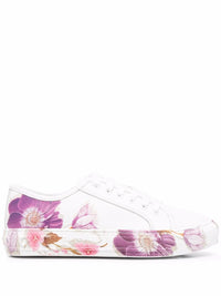 Ferragamo Floral-Print Sneakers