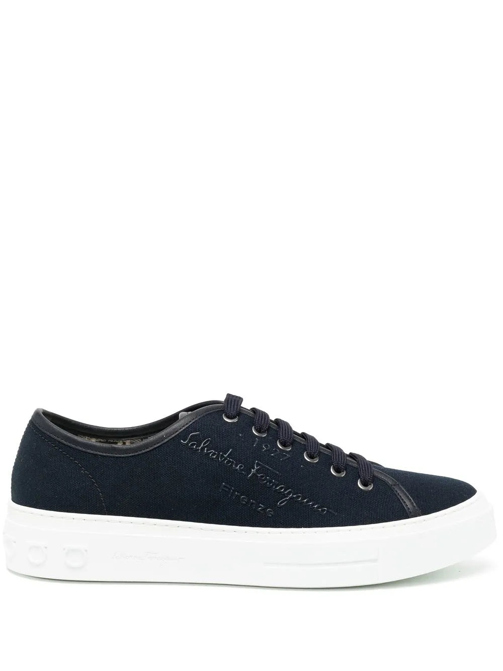 Ferragamo Borg Logo-Print Sneakers