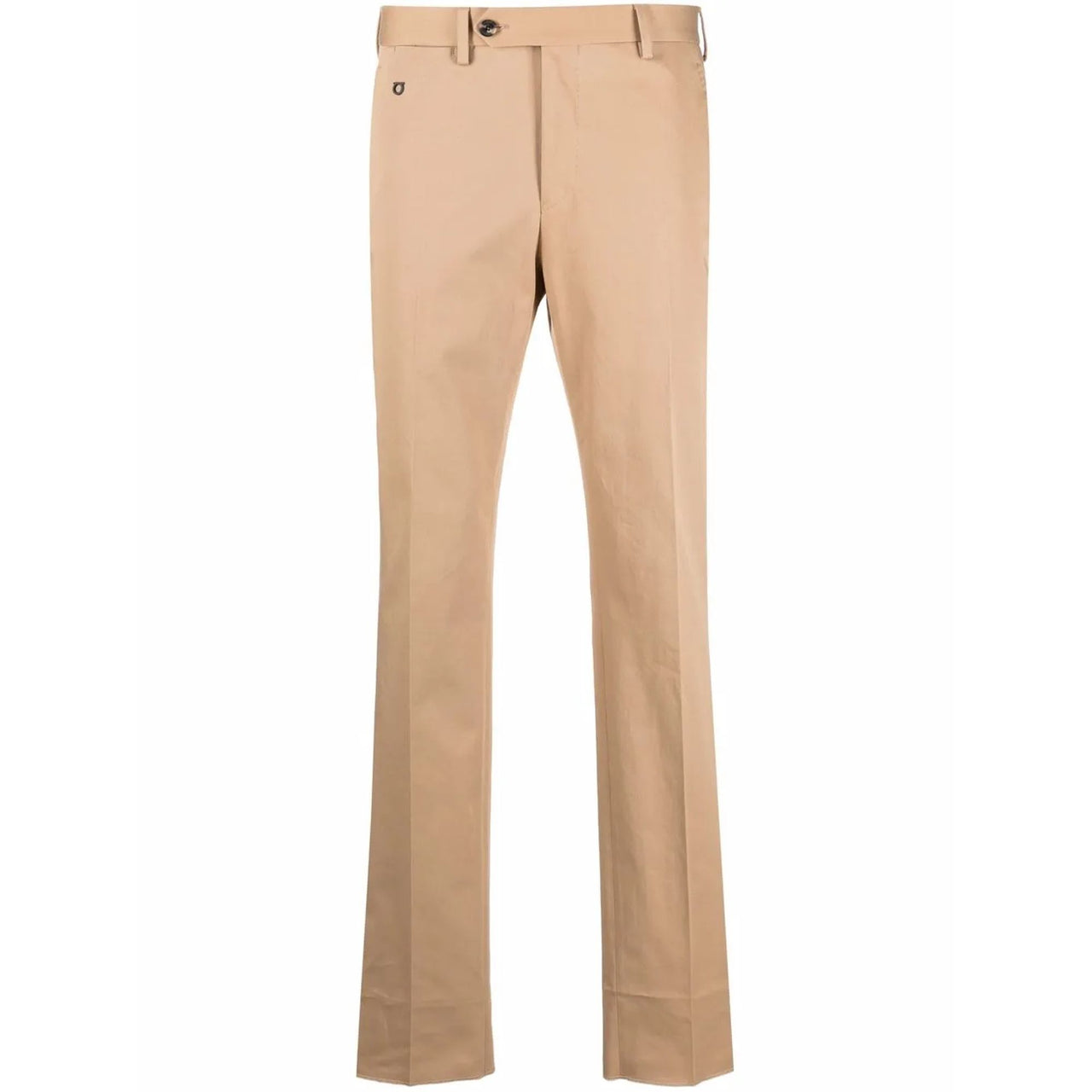 Ferragamo Cotton Gabardine Straight-Leg Trousers