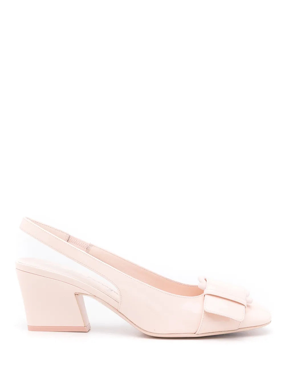 Ferragamo Bow-Detail Leather Pumps