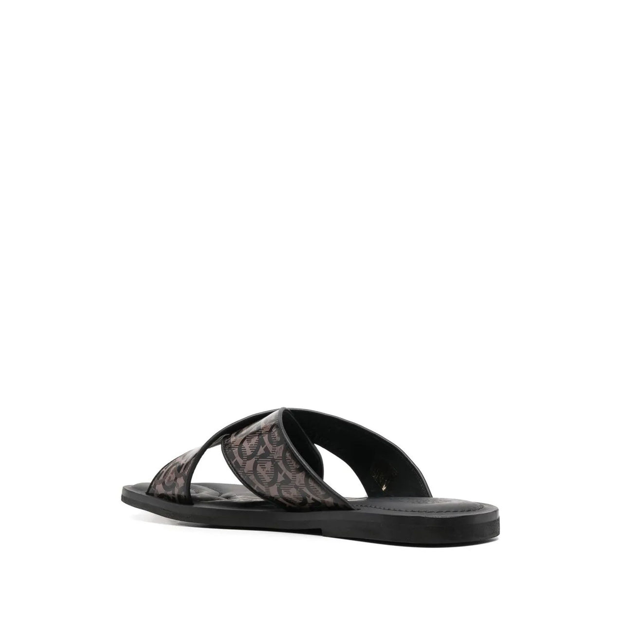 Ferragamo Gancini Crossover Strap Sandals