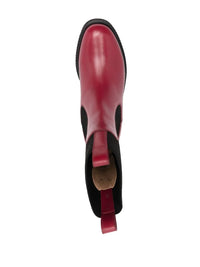 Ferragamo Ribbed 40Mm Chelsea Boots