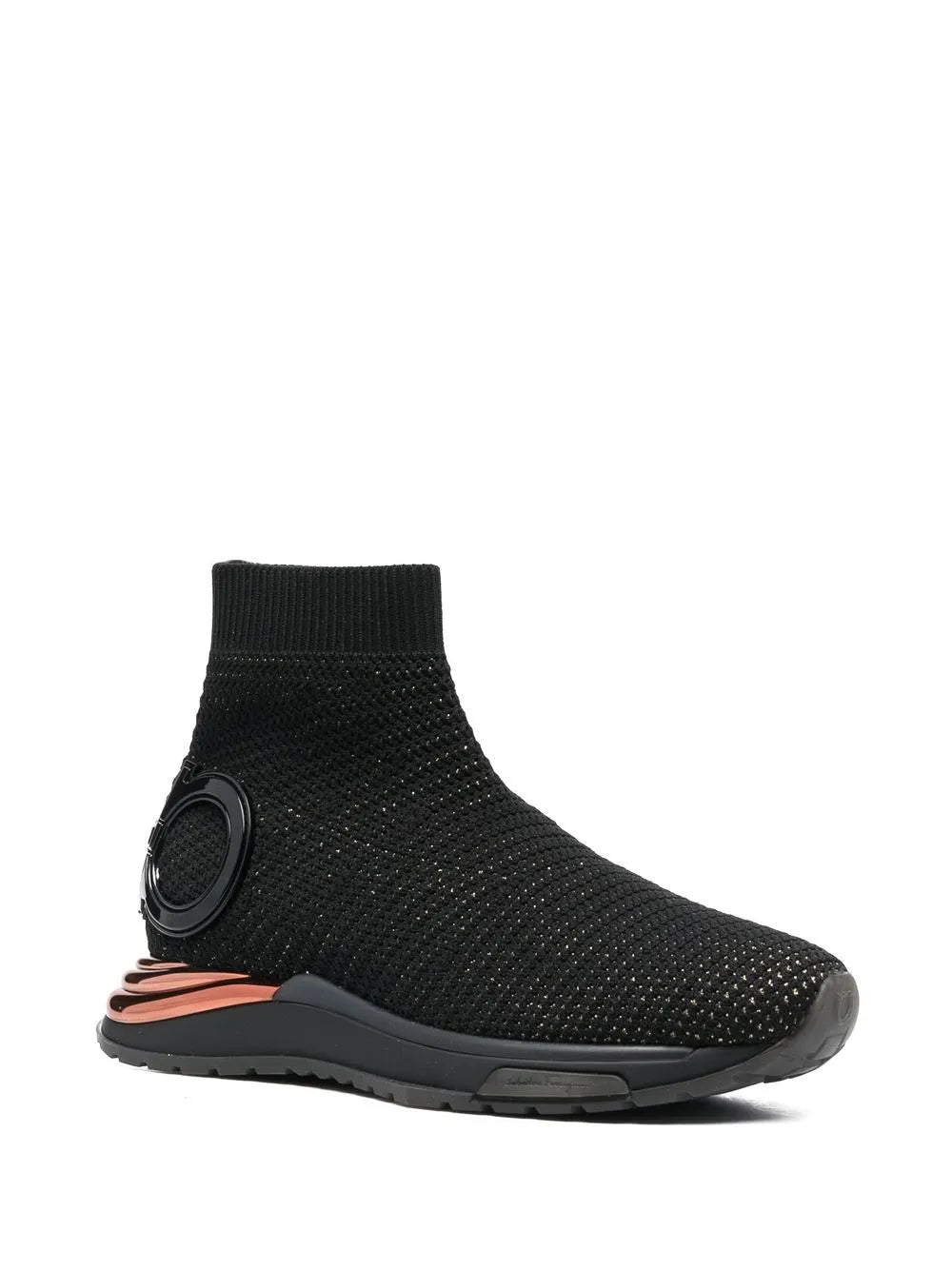 Ferragamo Gardena Sock Ankle Sneakers