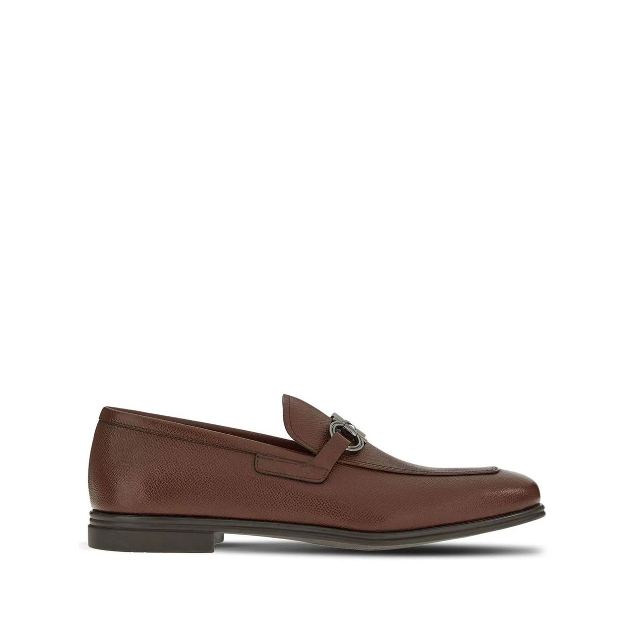 Ferragamo Gancini-Ornament Moccasins