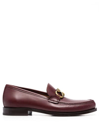 Ferragamo Gancini Plaque Loafers