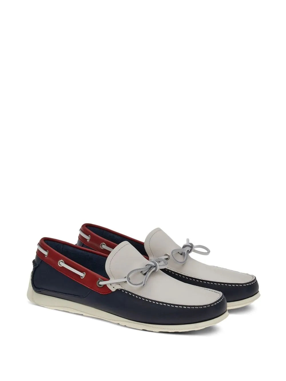 Ferragamo Colour-Block Boat Shoes