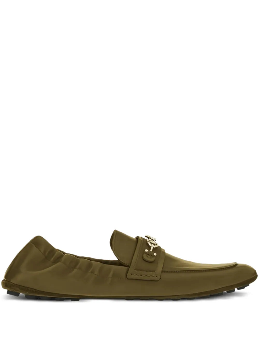 Ferragamo Gancini-Detail Leather Loafers