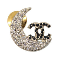 CHANEL 2008 Cc Moon Brooch